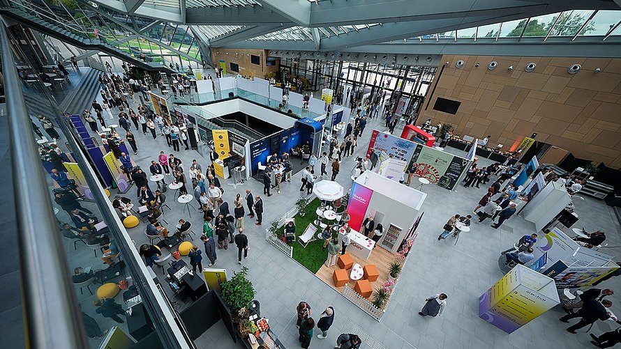 Eine Draufsicht im WCCB bei ECR iN MOTiON 2026