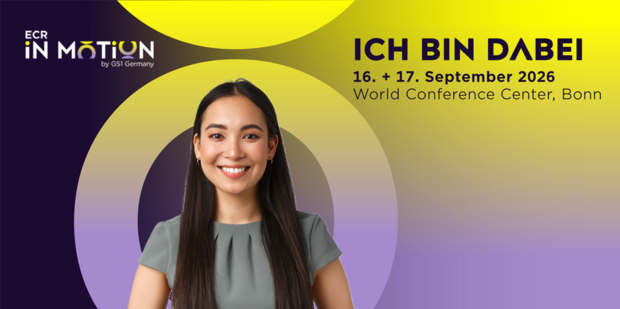 Foto einer jungen Frau als Beispiel für das ECR iN MOTiON Meetme-Banner 2026